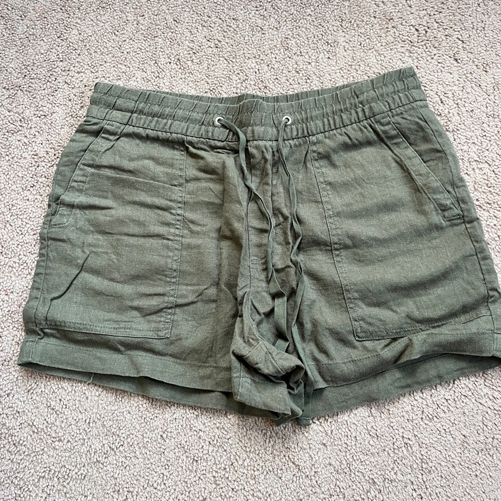 Olive Green Women's Shorts
